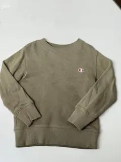 Champion トレーナー 100 オリーブグリーン ベージュ