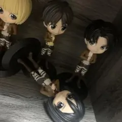 進撃の巨人　qposket フィギュア vol.2 Aバージョン　4体