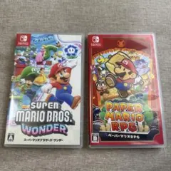 Switch ペーパーマリオRPG スーパーマリオブラザーズ ワンダー