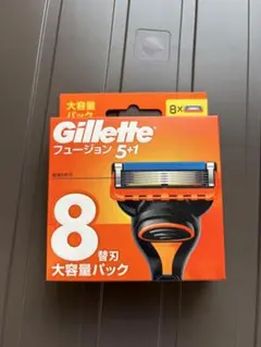 Gillette フュージョン 5+1 替刃 8コ入 大容量パック 新品未使用