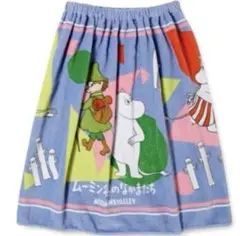 ムーミン ボタン付きラップタオル