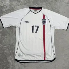 日韓W杯 イングランド代表 ユニフォーム ベッカム 男用 XL シャツ