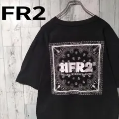 人気Lサイズ】FR2 ☆ペイズリービッグ刺繍 Tシャツ 最高デザイン a30 