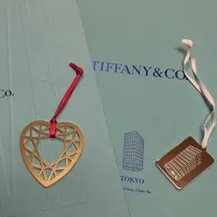ティファニー 銀座本店限定チャーム付き ショッパー 紙袋+巾着袋の2