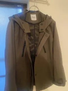 ZARA ザラ カモ柄ブルゾン 裏地迷彩柄