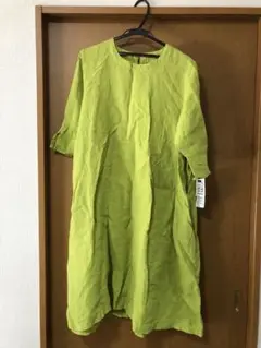 麻100% ロングワンピース 定価￥18,480