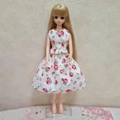ドール服…No.672~ジェニーちゃんサイズのブラウスとスカート