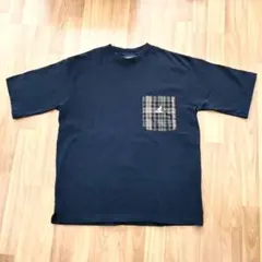 Anchor Smith × KANGOLのチェック柄ポケット半袖Tシャツのサムネイル
