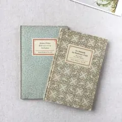 ドイツ洋書 アンティーク古書 2冊　セットインゼル文庫　美装丁 ヴィンテージのサムネイル