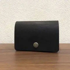 栃木レザー 薄いミニ財布 ハンドメイド ヌメ革 メンズ レディース 本革