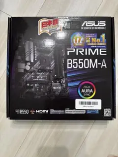 ASUS AMD B550 マザーボード PRIME B550M-A