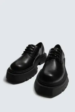 ZARA マルチレース チャンキーシューズ - メルカリ