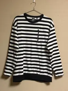ジップポケットボーダーT(長袖) UNDERCOVER×GU Lサイズ