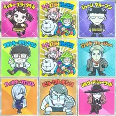 スパイファミリーマン9枚 ロイド ベッキー アーニャ＆ボンド ジョージ ビル