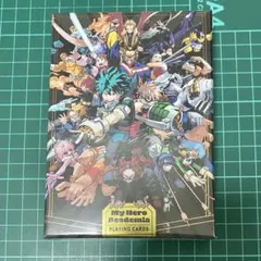 新品未開封　ヒロアカ　原作　箔押しトランプ　箔押しBOX付き