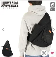 UNIVERSAL OVERALL ボディバッグ 12L ブラック