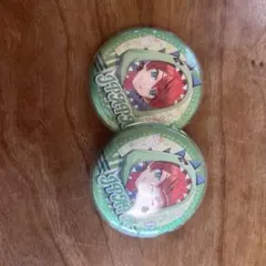 からぴち じゃぱぱ 缶バッジ ダイナー 缶バ カラフルピーチ じゃっぴ