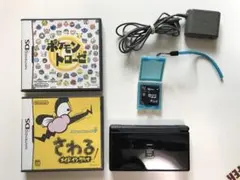 ニンテンドーDS Lite 本体 ブラック 、ゲーム2本、メモリ、ACアダプター
