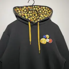 Reebok リーボック スウェットパーカー　サイズL スマイルマーク　古着