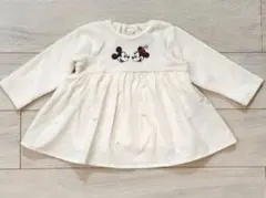 新品未使用 プティマイン ディズニー 長袖チュニック トップス 女の子 80