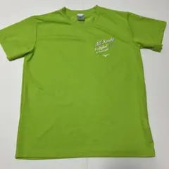 ミズノ　バレーボール関東大会2024 Tシャツ　黄緑　XLサイズ