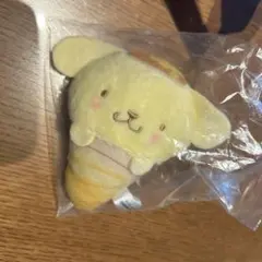 ポムポムプリン　ピザ　おくるみ　マスコット　ガチャ