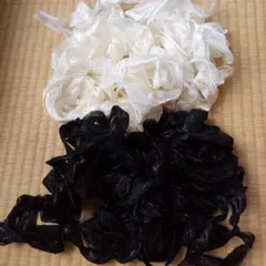 リボン　白×1　黒×2　セット