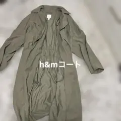 H&M グレー ロングコート Lサイズ