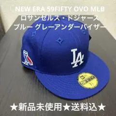 NEW ERA OVO MLB ロサンゼルス・ドジャース ブルー 7 1/4