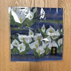 大判　ハンカチ　スカーフ 藍染　綿100% 約53.5cm×約53.5cm 新品