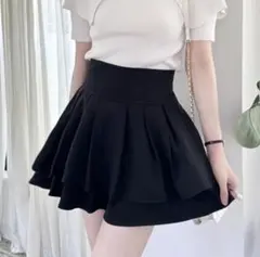 インパン裏地付きフレアミニスカート
