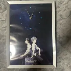 エヴァンゲリオン 時計 A4サイズ 渚カヲル 碇シンジ Qポスター