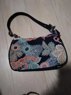 【値下げ】花柄 和装用バッグ