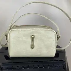 【美品】レヴュー　ミニ　リザード　ショルダーバッグ