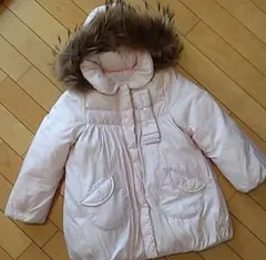 【タルティーヌエショコラ】ダウン　コート　ピンク　120