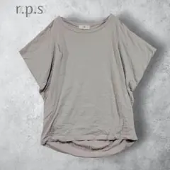 r.p.s Tシャツ グレー M ドルマンスリーブ　半袖 カットソー 綿