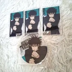 新品 伏黒恵 アクリルカード コースター 4点セット