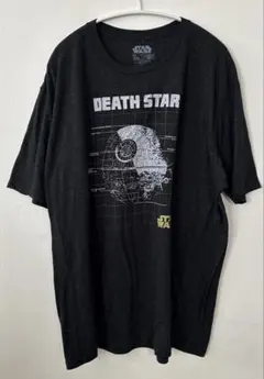 スターウォーズ 半袖 Tシャツ クルーネック プリント 3L 黒 混紡 デイリー