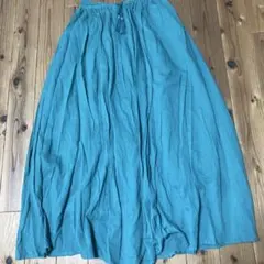 値下げ　FREAKS STORE 綿100% スカートグリーン