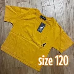KANGOL KIDS ポケットTシャツ イエロー 120cmのサムネイル