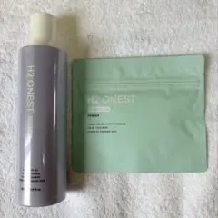 H2 ONEST トリートメント240g パウダーセット