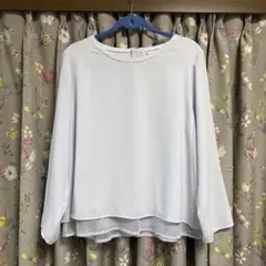 KUMIKYOKU 長袖トップス サイズ7 ライトブルー