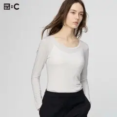 UNIQLO ヒートテックカシミヤブレンドUネックT 30 NATURAL