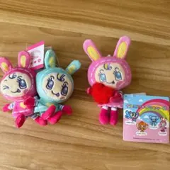 メゾピアノ　にこっとストラップ　ハートだっこマスコット　ぬいぐるみ