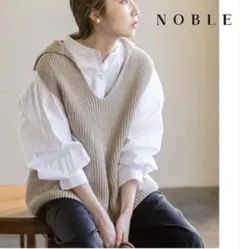 Noble 近年モデルノースリーブ テントラインアゼノースリーブプルオーバーF