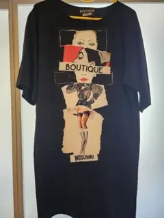 Boutique MoschinoのロゴプリントTシャツドレスのサムネイル