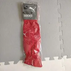 PUMA サッカーソックス レッド S/M
