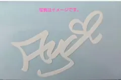 浜崎あゆみサインカッティングステッカー小 白