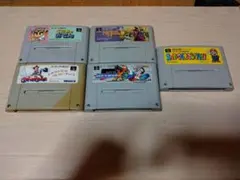 スーパーファミコンソフト　5本セット　スーファミ　レトロゲーム　まとめ売り