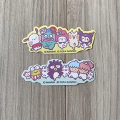 カナヘイ サンリオ ダイカットステッカー 2枚セット